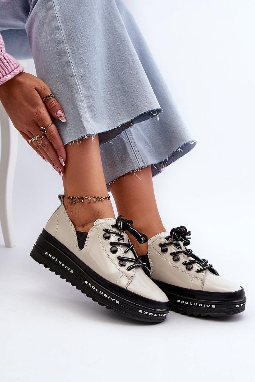 Halbschuhe Step in style