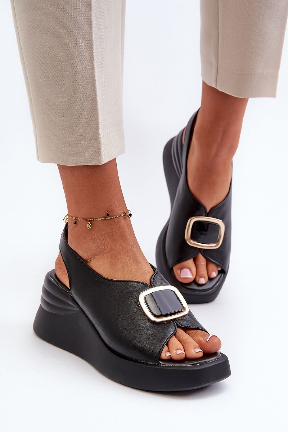 Keilabsatz Sandalen Step in style