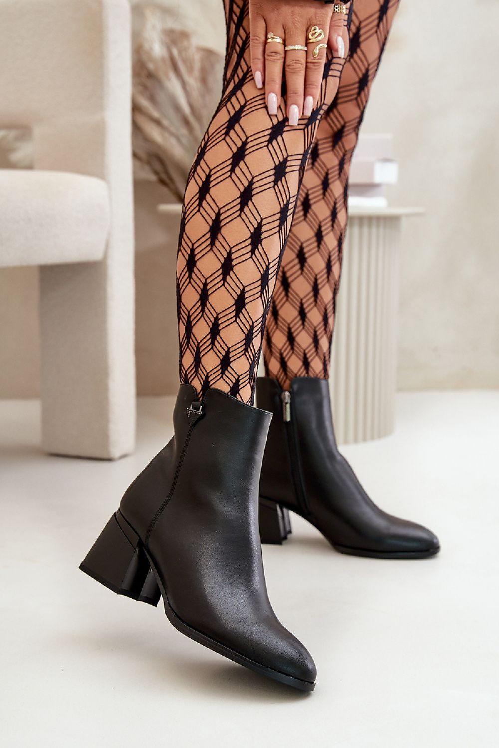 Stiefeletten mit Absatz Step in style