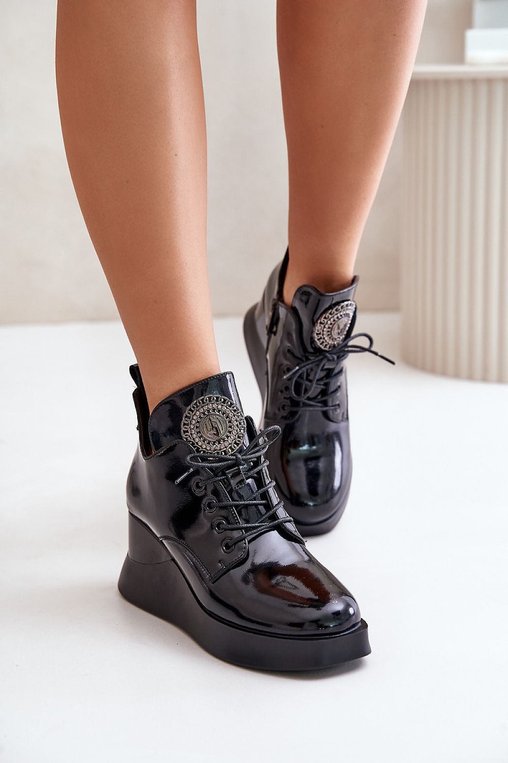 Plateau-Stiefeletten Step in style