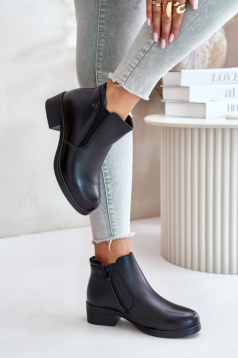 Stiefeletten mit Absatz Step in style