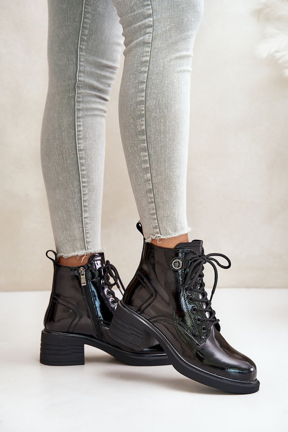 Stiefeletten mit Absatz Step in style