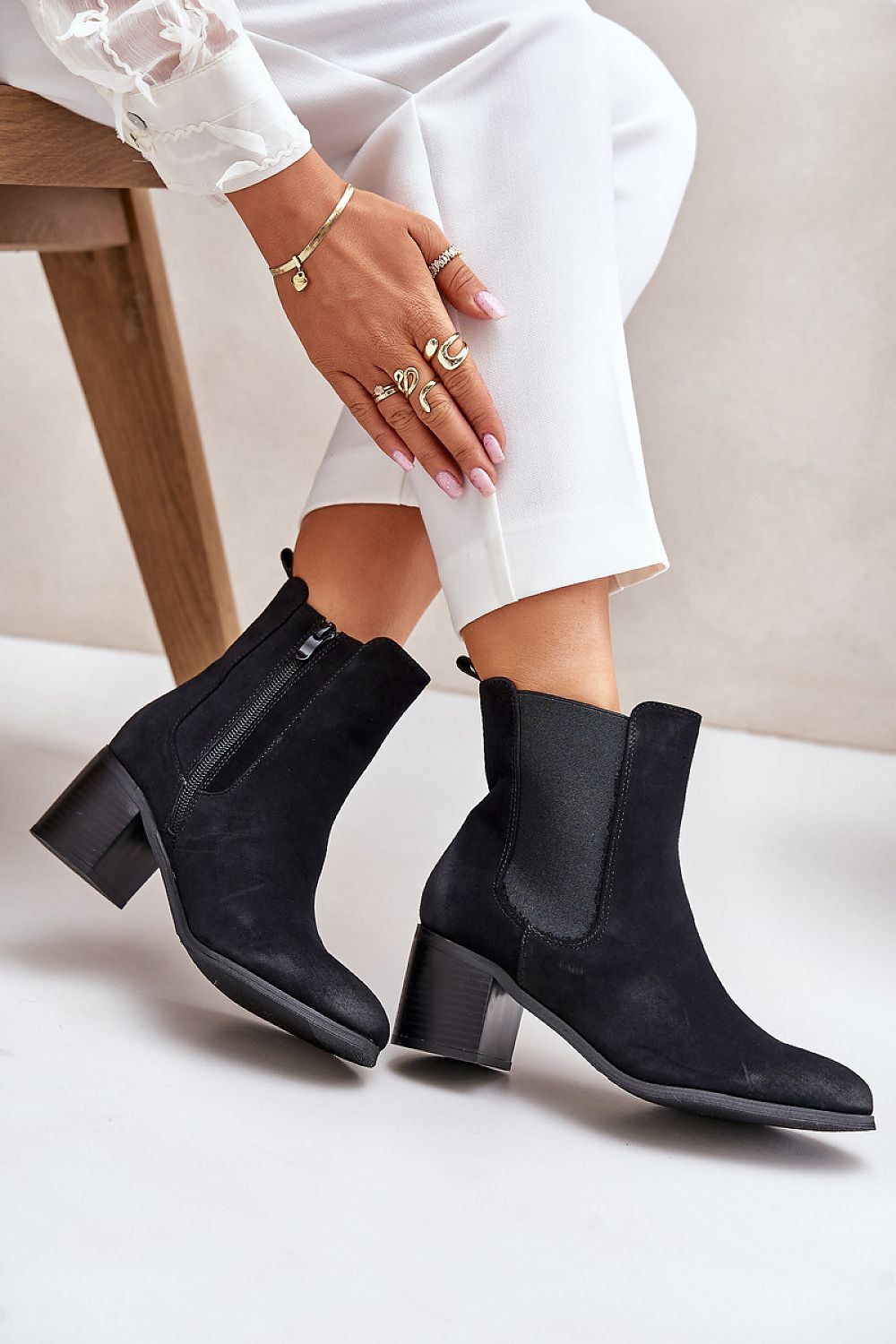 Stiefeletten mit Absatz Step in style