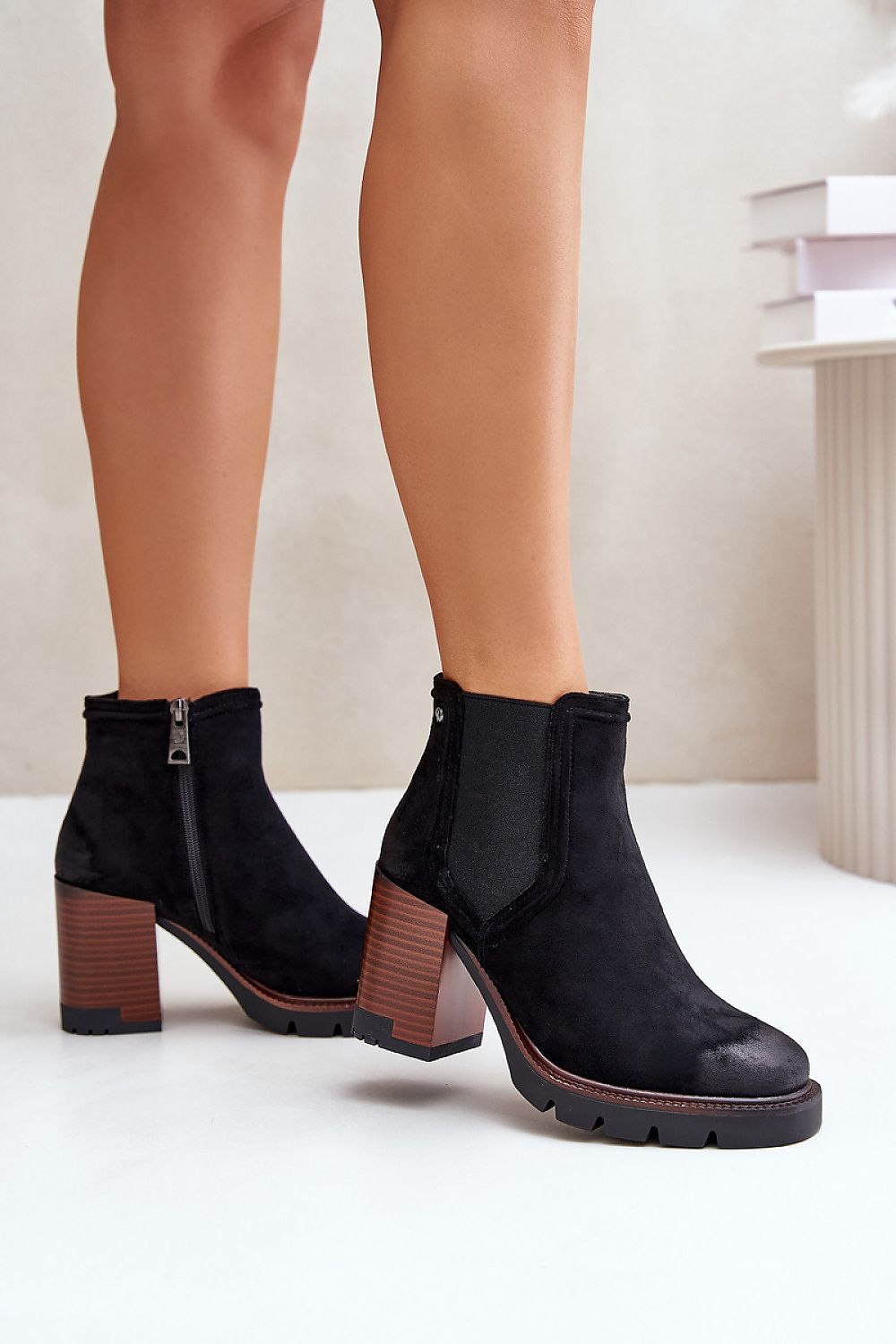 Stiefeletten mit Absatz Step in style