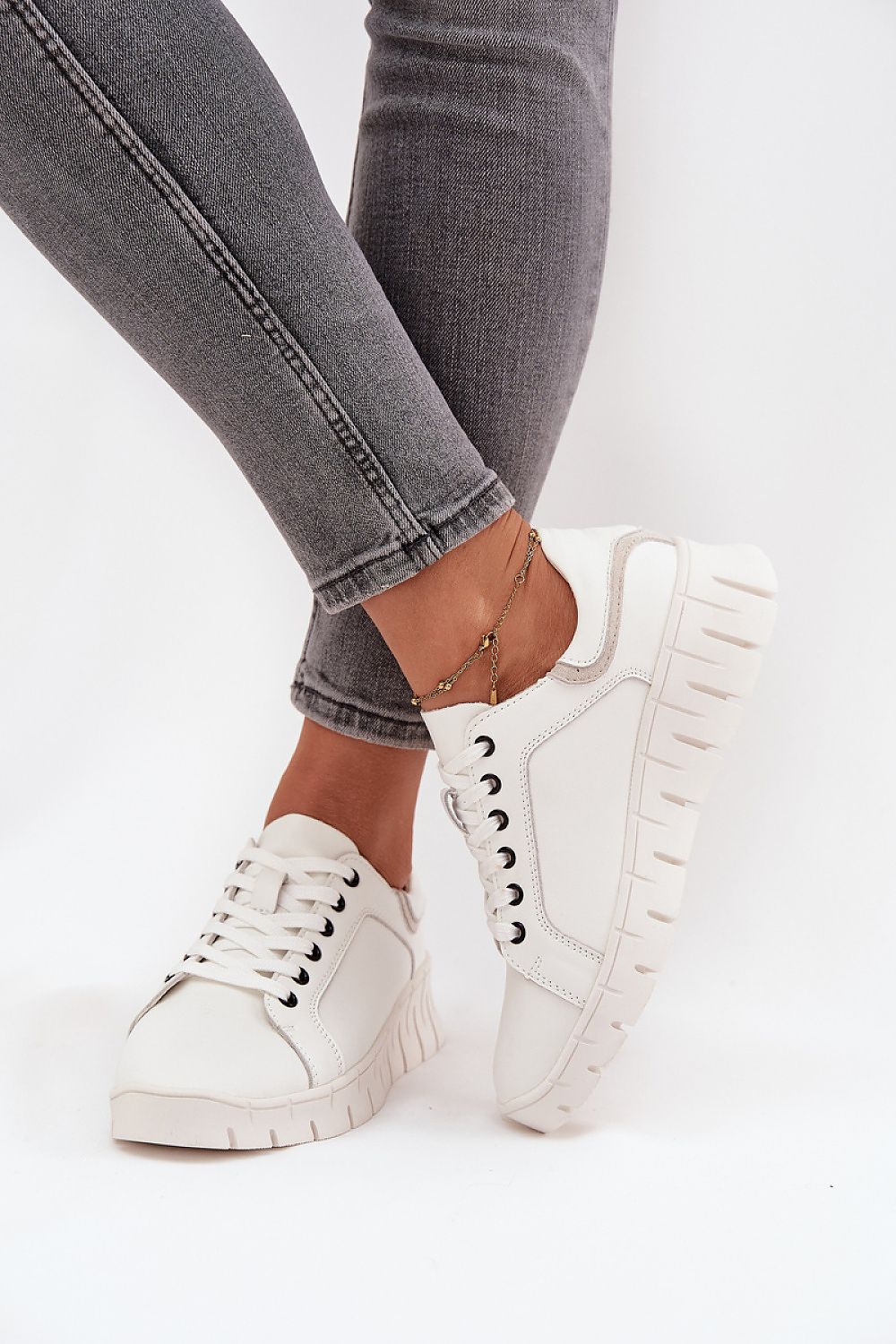 Plateau-Halbschuhe model 218700 Step in style