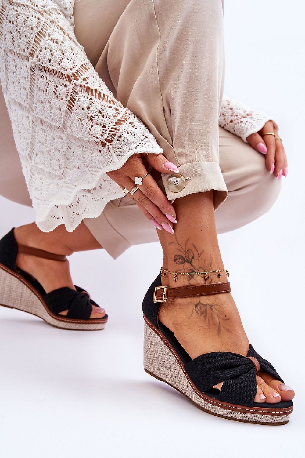 Keilabsatz Sandalen Step in style