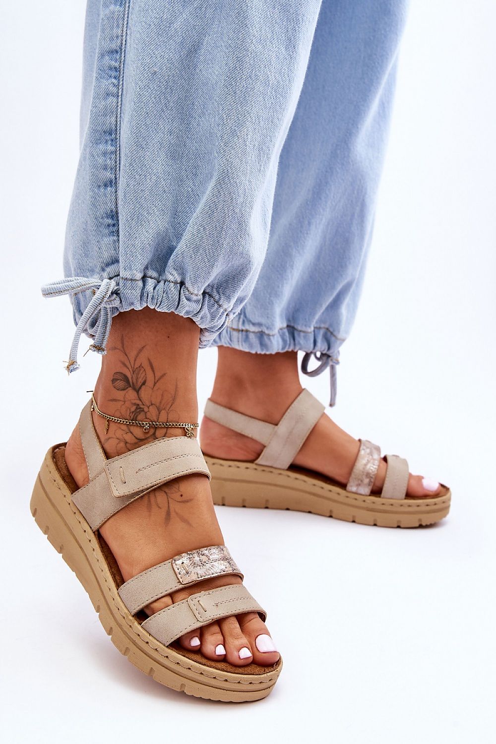Keilabsatz Sandalen Step in style