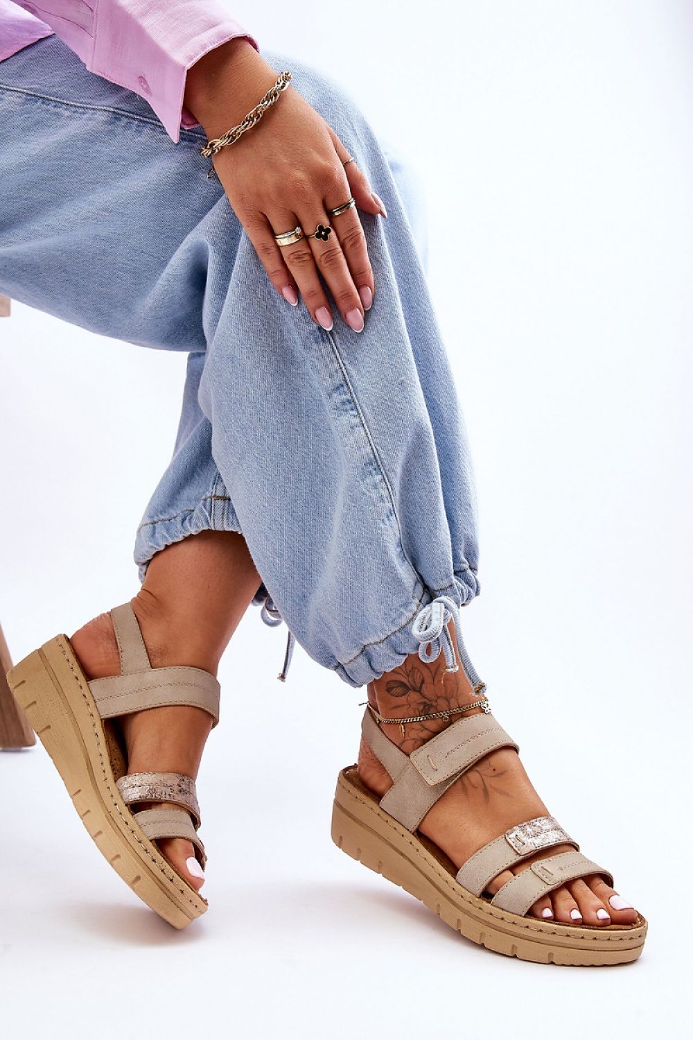 Keilabsatz Sandalen Step in style