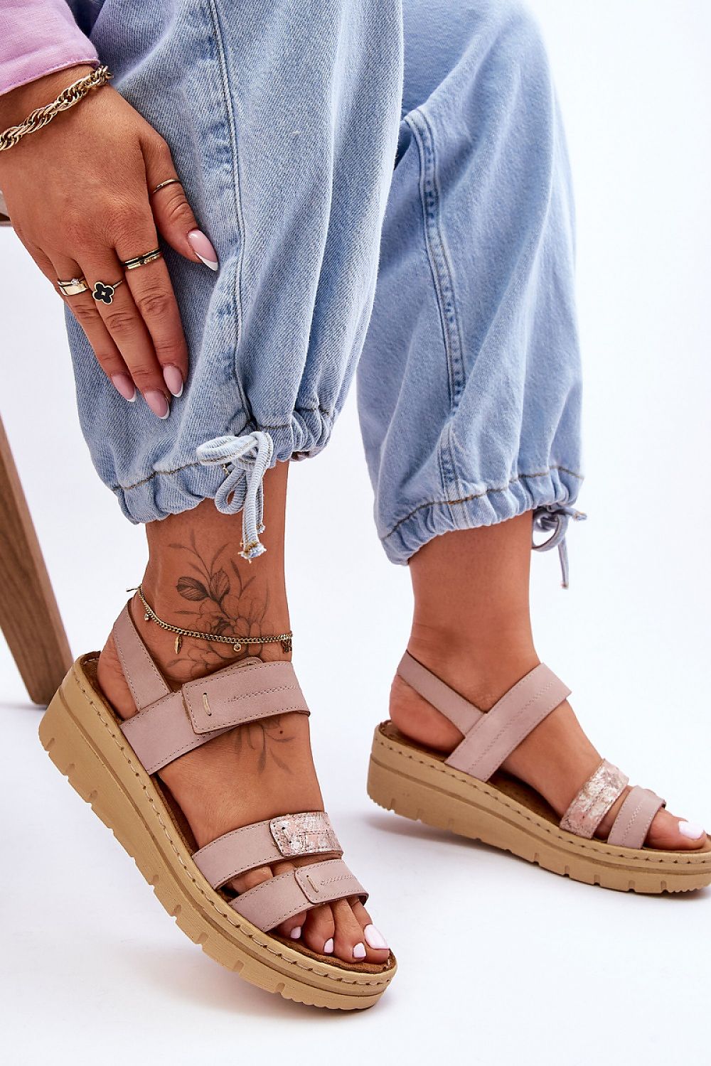 Keilabsatz Sandalen Step in style