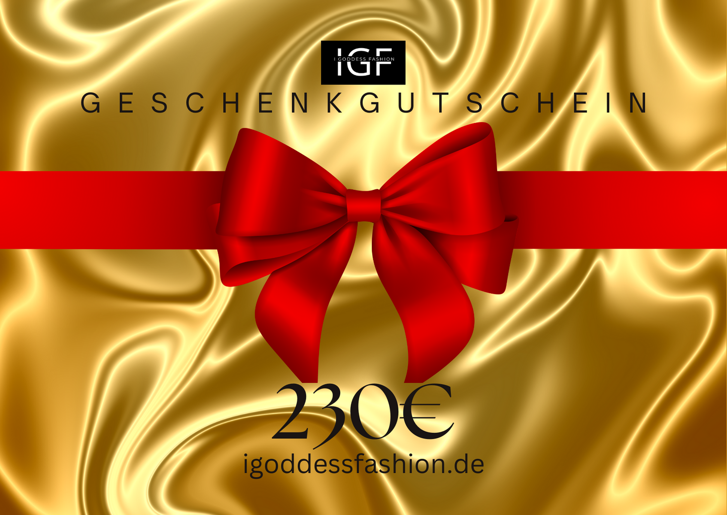 IGF GESCHENKGUTSCHEIN !