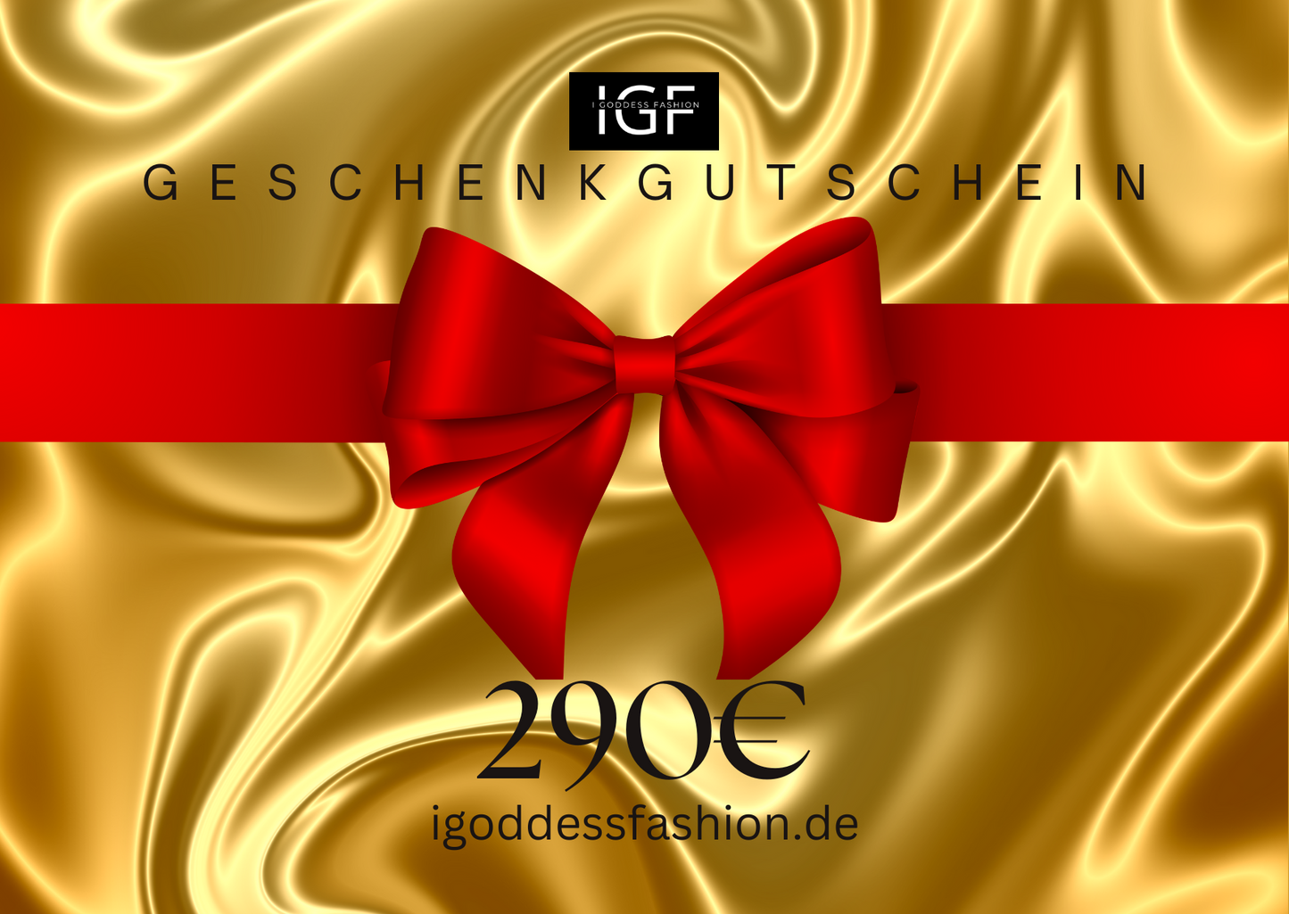 IGF GESCHENKGUTSCHEIN !