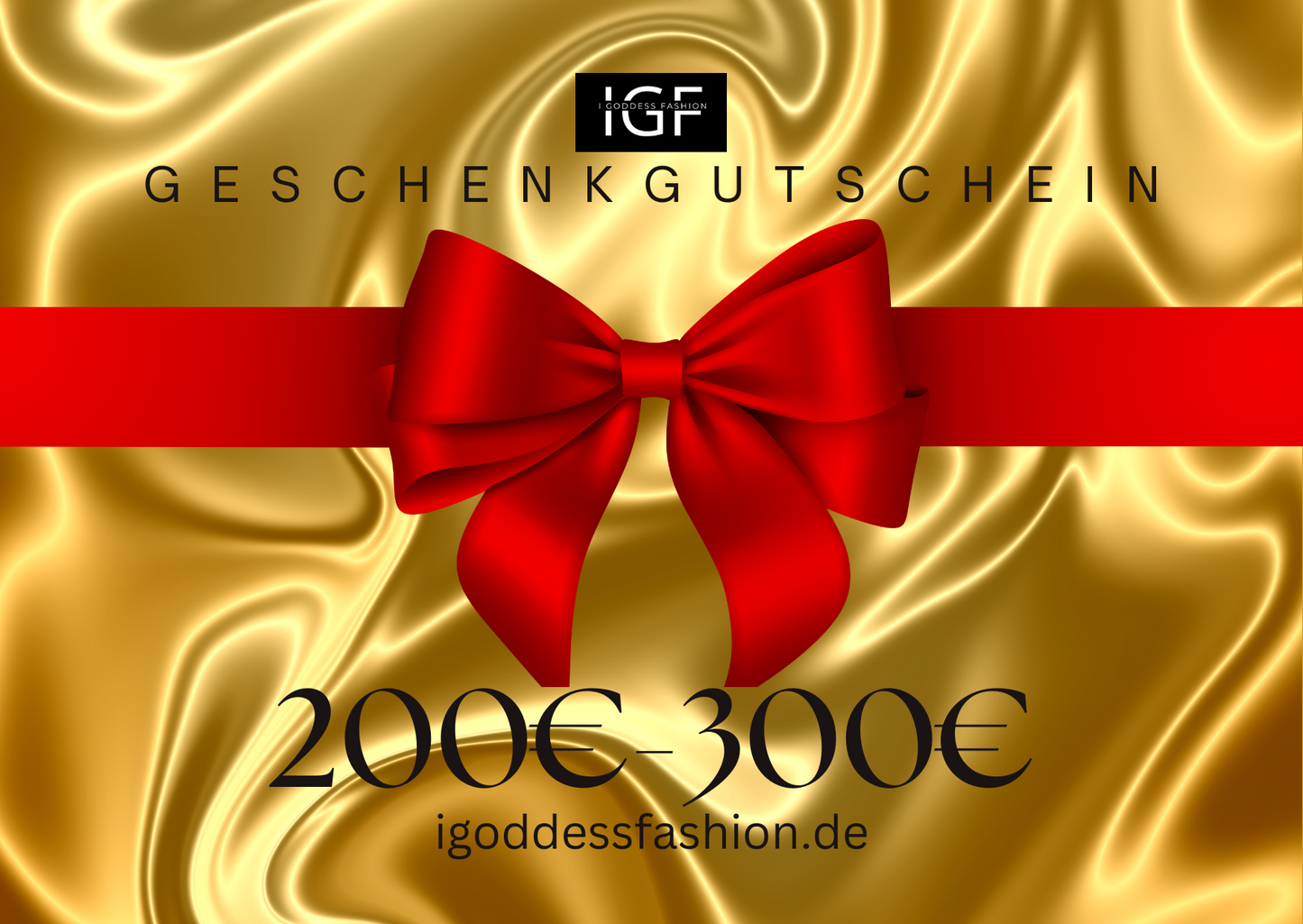 IGF GESCHENKGUTSCHEIN !