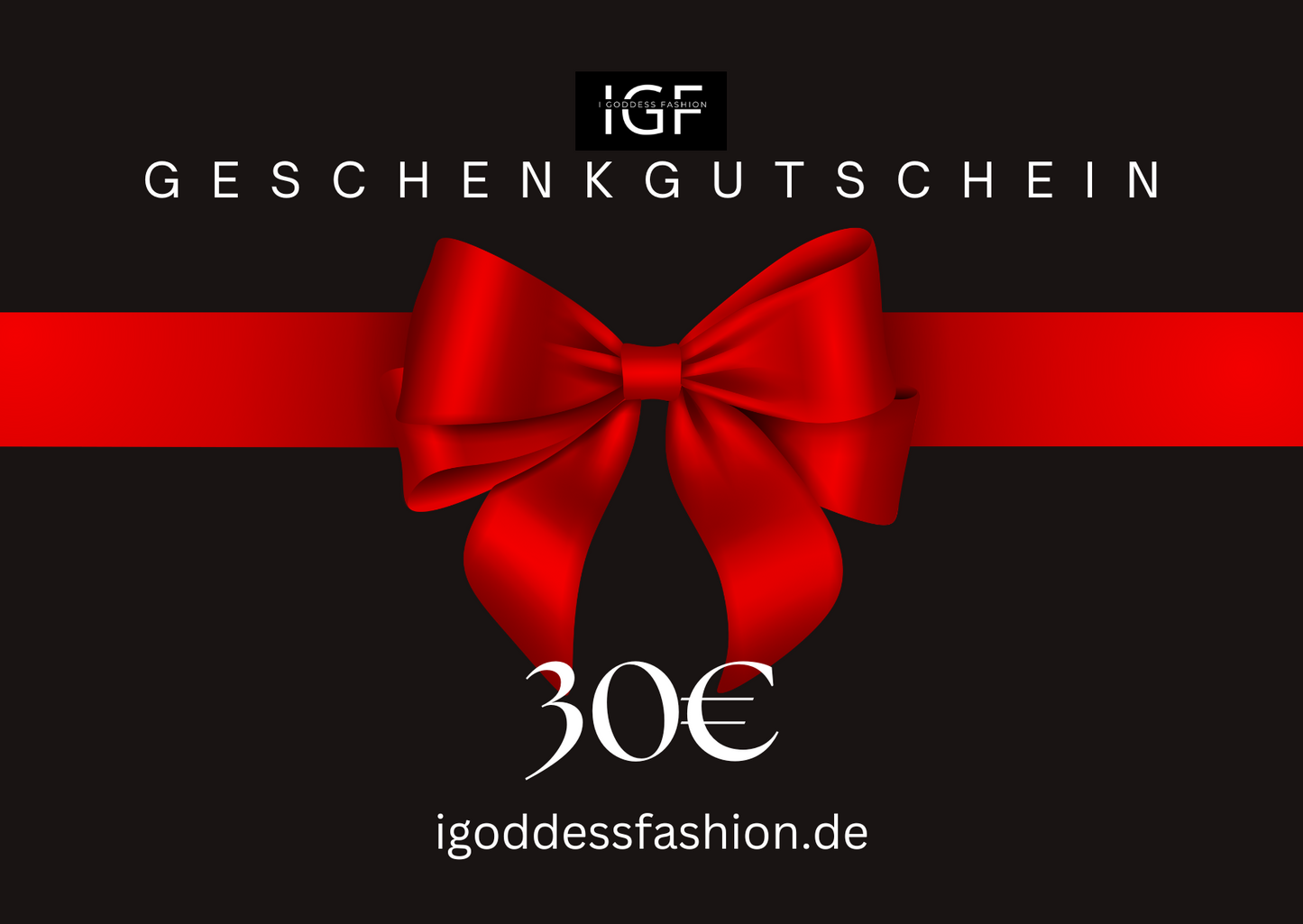 IGF GESCHENKGUTSCHEIN !