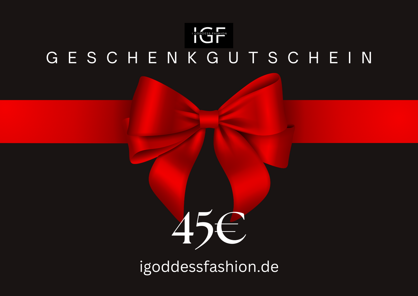 IGF GESCHENKGUTSCHEIN !