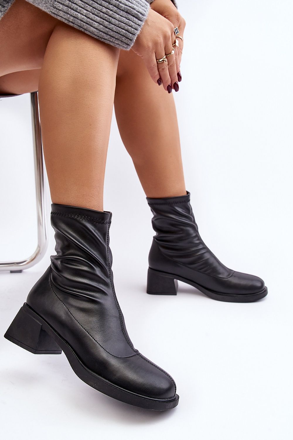 Stiefeletten mit Absatz Step in style