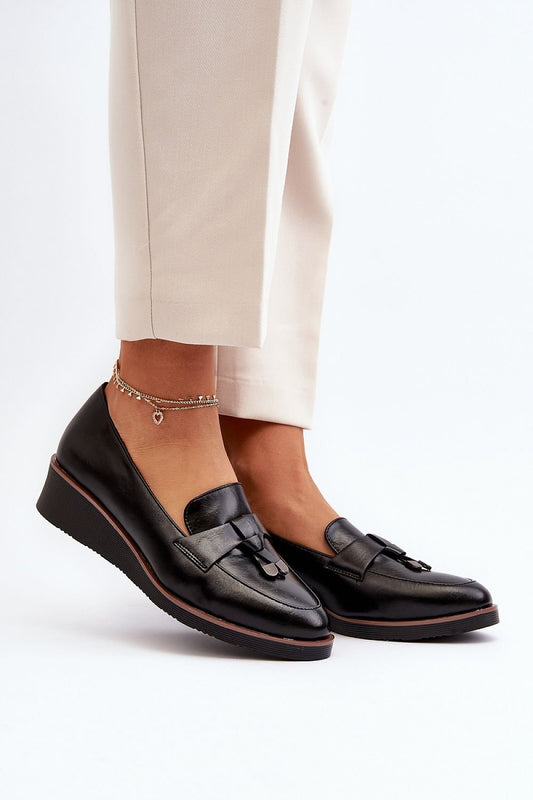 Plateau-Halbschuhe Step in style