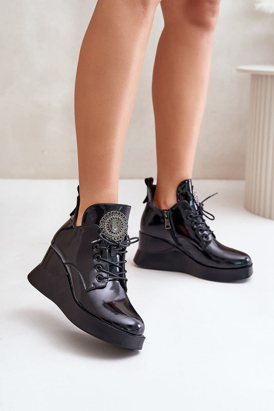 Plateau-Stiefeletten Step in style