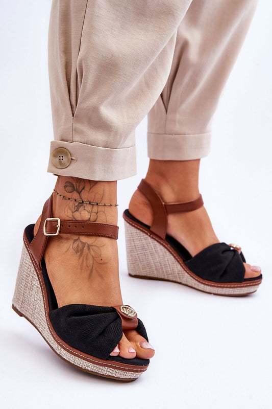 Keilabsatz Sandalen Step in style