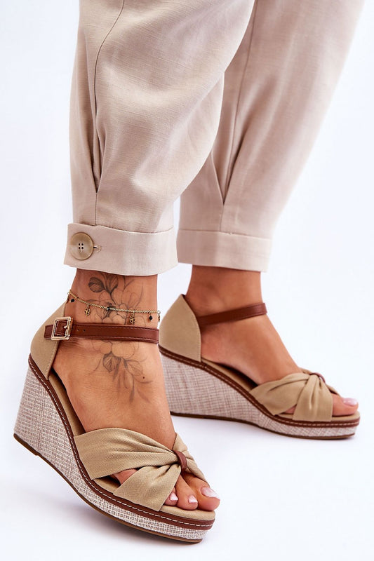 Keilabsatz Sandalen Step in style